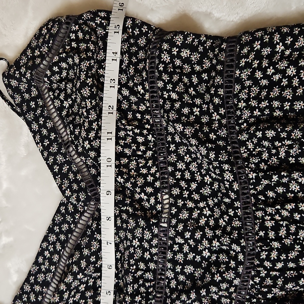 Aeropostale Black and White Floral Romper - Picture 9 of 12
